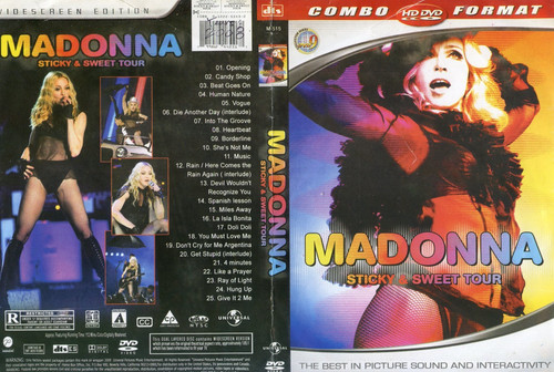 Madonna sticky sweet tour - "sticky,