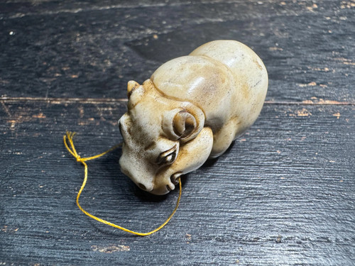 Figurine hippopotame netsuke - figurine,