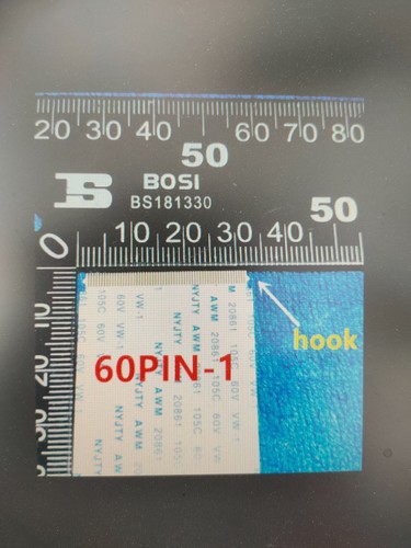 Nappe lvds pins - 60, avec