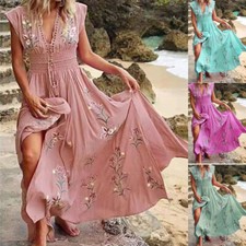 ✿Robe Longue Bohème Florale