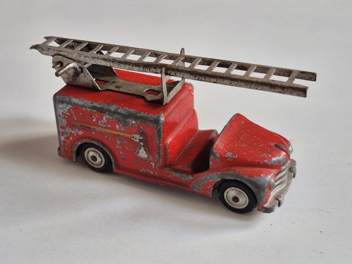 Jouet ancien camion pompier - ancien,