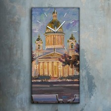 Horloge décorative sur toile