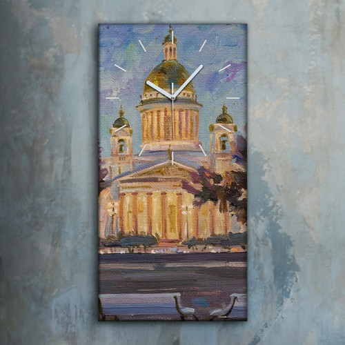 Horloge décorative sur toile