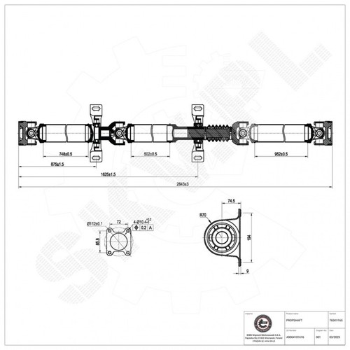 Cardan arbre transmission - arbre,