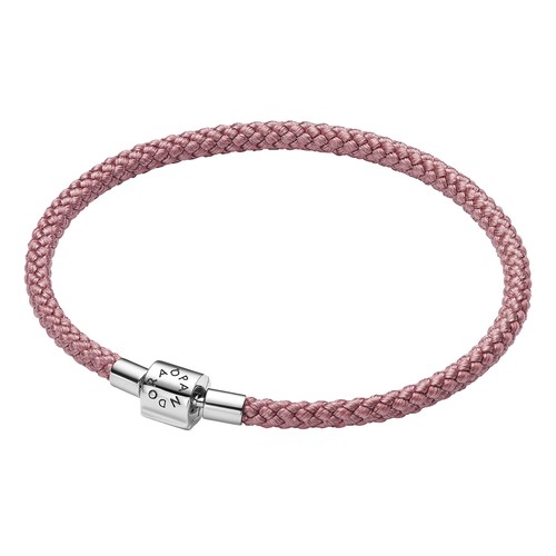 Pandora bracelet corde rose - bracelet,