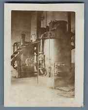 Antique Vintage Silver Print Industrial Machine. Old Industrial Machine.Po