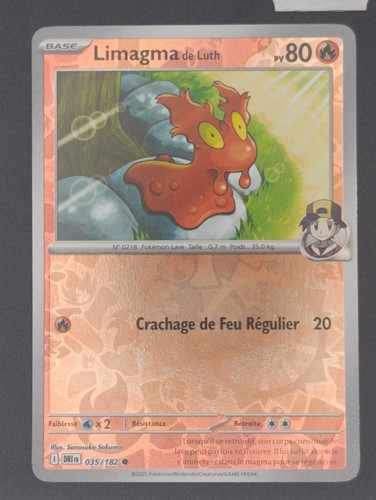 Carte pokémon limagma - pokémon, de