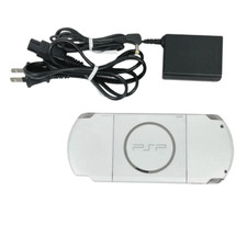 Sony PSP-3000 Pearl White Console with Charger & Battery Region Free Used Good
