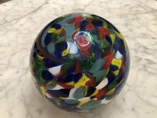 MCM Hand Blown Multicolored Lamp Globe