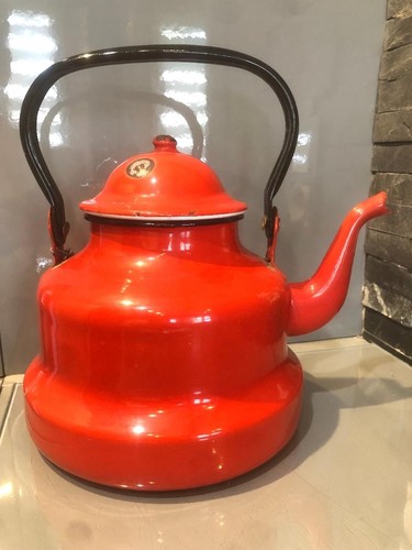 Ancien théière bouilloire - , en