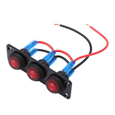 Panneau interrupteur rond LED