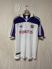 ANDERLECHT 2000 2001 HOME FOOTBALL SHIRT SOCCER JERSEY ADIDAS sz L MEN 