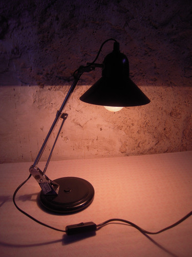 Lampe bureau noir - lampe, de