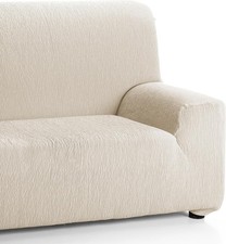 Martina Maison 4 Place Extensible Housse Canapé Emilia, Tissu, Blanc Ivoire,