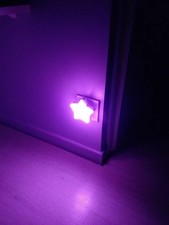 Veilleuse LED Etoile Rose