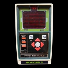 *HH* Vintage Soccer 2 Console Video Game Mattel Electronics 1979 Game Hong Kong