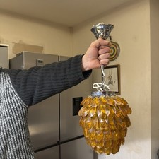 petit lustre suspension inox