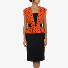 Robe vintage à pois, robe de