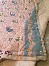Hello Kitty Aloha Hawaiian Surf Handmade Comforter Vintage 2000s Y2K