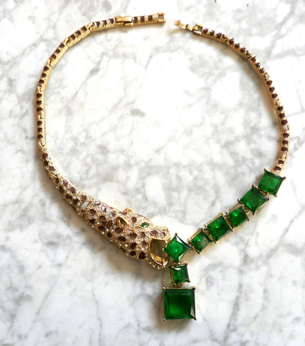 Collier panthere articule - collier, en