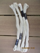 LOT OF 4 LINEN SKEINS FOR LACE DMC ANTIQUE HABERDASHERY