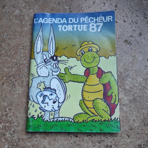 Ancien agenda pêcheur - ancien, du