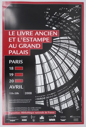 Affiche art livre ancien - livre,