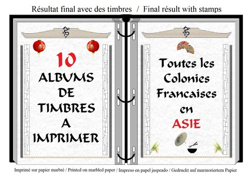 Lot albums timbres à - lot,