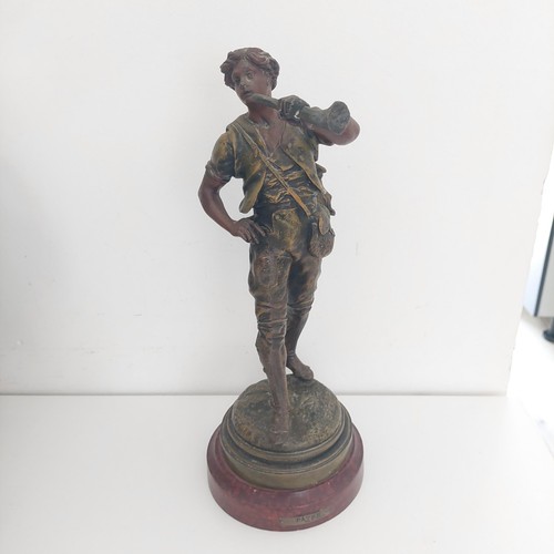 Statue regule patre picault - regule,