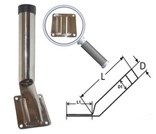 Porte Canne inox Amovible avec