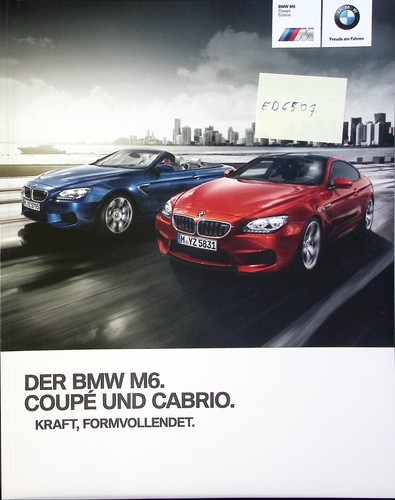 Ed6507 brochure bmw coupé - brochure, m6