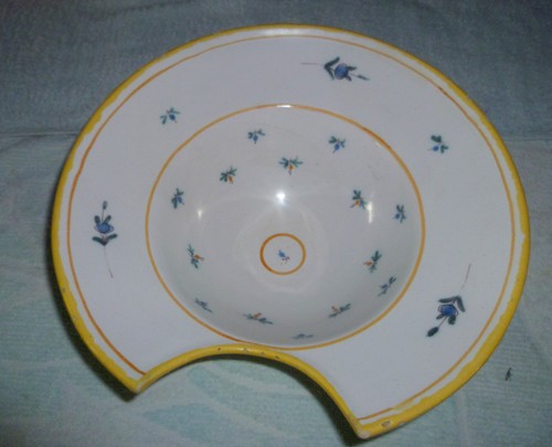 Plat barbe ancien faience - plat, en