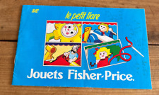 catalogue toy brochure N45 the little book toys fisher price 1982