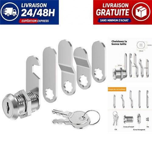 Serrure clé mm pour - serrure, 20