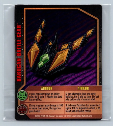Bakugan card airkor battle - card,