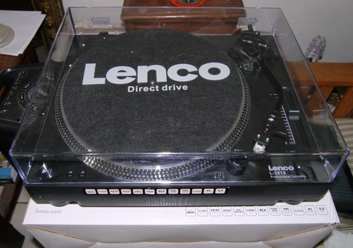 Platine vinyle lenco 3818 - vinyle, bk