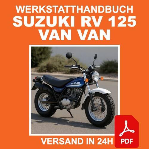 Workshop manual suzuki - suzuki, rv