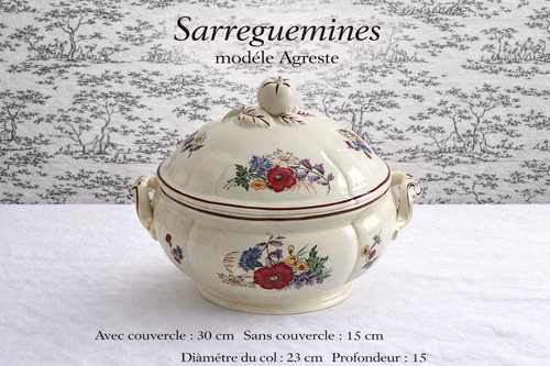 Soupière sarreguemines - soupière,