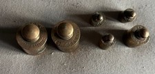 lot de 6 poids en laiton pour