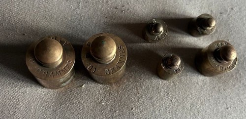Lot poids laiton - lot,