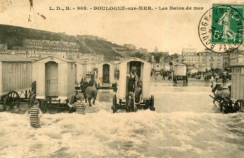 Carte boulogne sur mer - mer, les