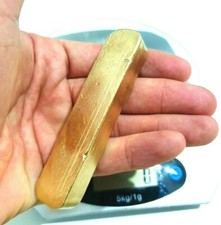 223 Grams Scrap gold bar for Gold Recovery Melted Different Computer Coin Pins