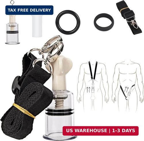 White penile traction device - white,