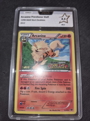 Carte pokémon arcanine staff - pokémon,