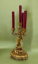 Bougeoirs Chandeliers Baroque Joueur Or Goodwill Noël 42Cm Décoration De Table