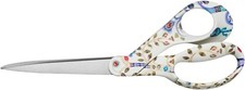 Ciseaux en acier inoxydable Fiskars × Iittala Taika d'environ 8,3 pouces blanc