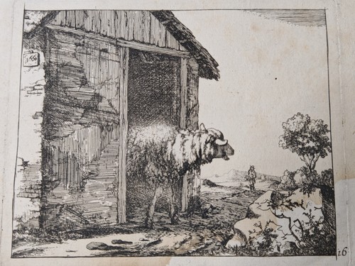 Gravure ancienne - , à