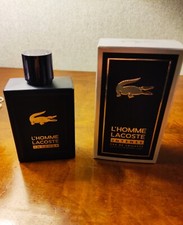 FLACON L'HOMME LACOSTE  INTENSE  100 ml AVEC BOITE VIDE POUR COLLECTIONNEUR