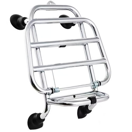 Porte bagages chromé avant - chromé,