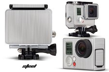 Autocollants Pour Caméra GoPro Hero 3+ Et Étui Décalque HERO3+ Go Pro STEEL